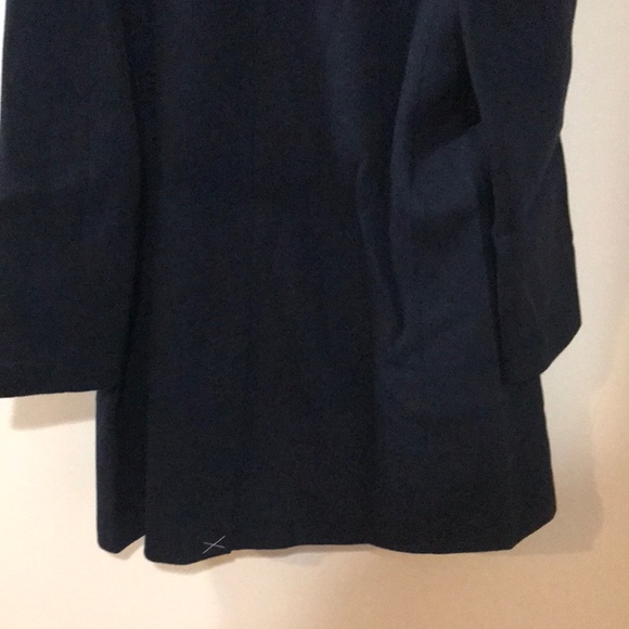 NWT-S,M,XL- Ann Taylor Loft Faux Fur Collar Coat - Forever Navy - Picture 8 of 12